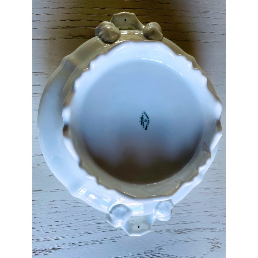 JOHANN HAVILAND BAVARIA White Porcelain Covered Vegetable Soup Tureen Dish Lid - Picture 7 of 10
